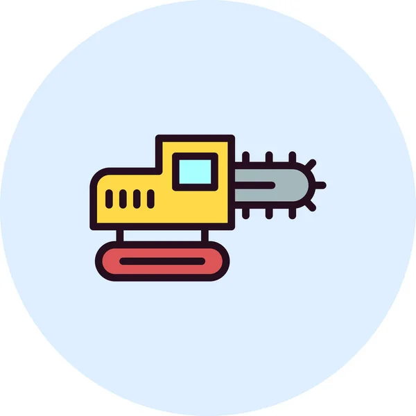 Trencher Icon Vector Illustration — Vetor de Stock