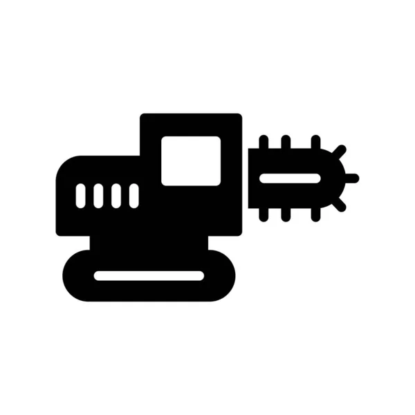 Trencher Icon Vector Illustration — Vetor de Stock