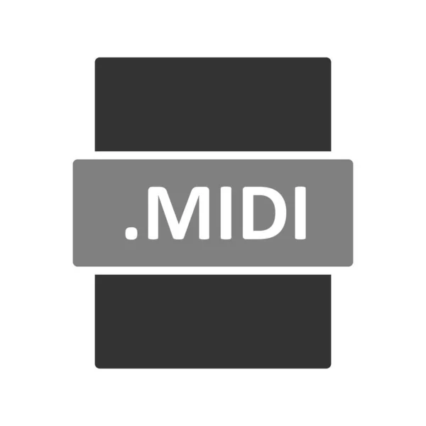 Midi Standart Icon Vector Illustration — Wektor stockowy
