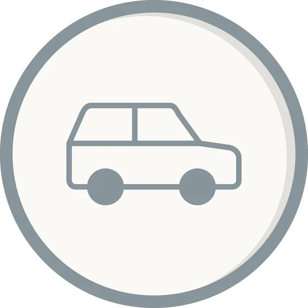 Araba Simgesi Vektör Logo Tasarımı — Stok Vektör