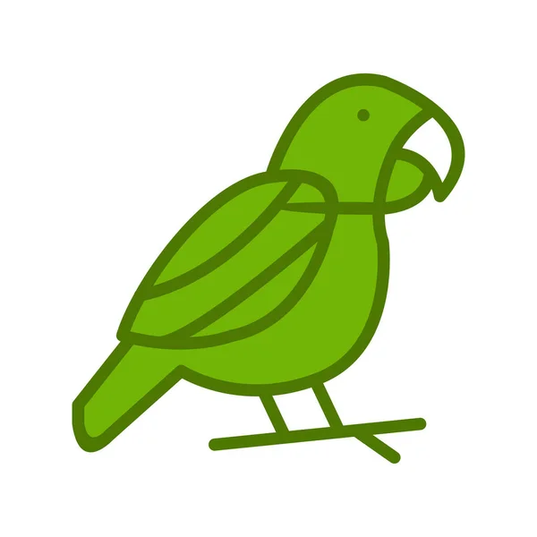 Ptak Web Ikona Wektor Ilustracja — Wektor stockowy