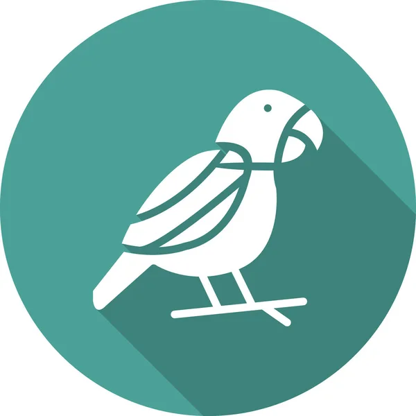 Vogel Web Icon Vektor Illustration — Stockvektor