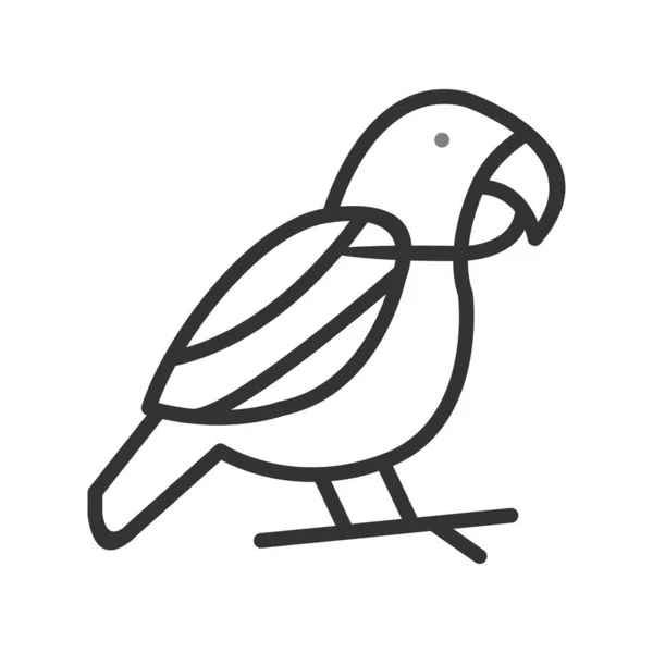 Ptak Web Ikona Wektor Ilustracja — Wektor stockowy