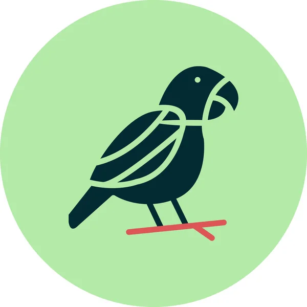 Vogel Web Icon Vektor Illustration — Stockvektor