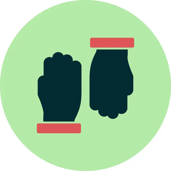 Gloves Icon Flat Illustration Glove Vector Icons Web — Stockvector