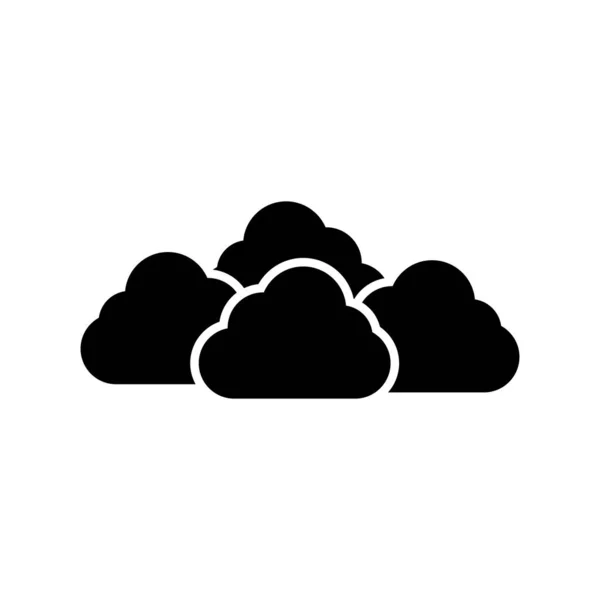 Clouds Icon Vector Illustration — Stock Vector