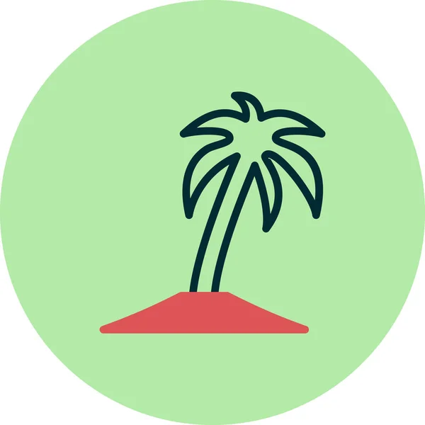 Palm Tree Vector Illustration — Stock Vector