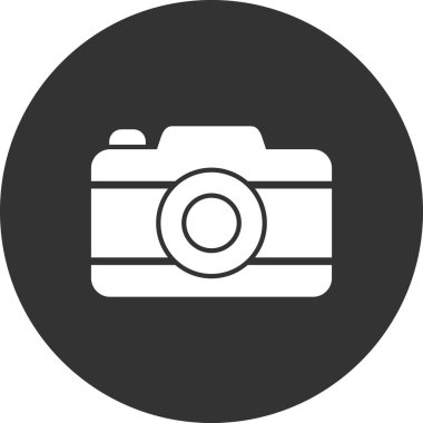 Fotoğraf kamerası vektör simgesi