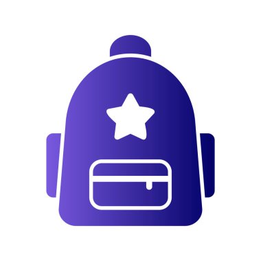 çanta simgesi vektör illüstrasyonu