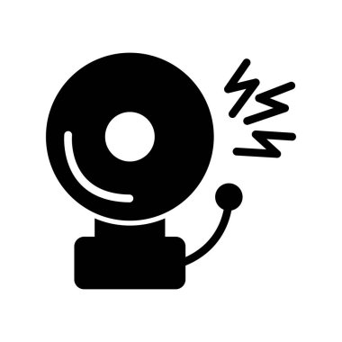 Yangın söndürme ikonu. Web için ccTV kamera vektör simgelerinin basit illüstrasyonu