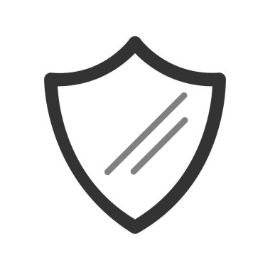 kalkan ikon vektör illüstrasyonu