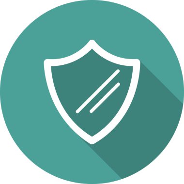 kalkan simgesi, vektör illüstrasyonu