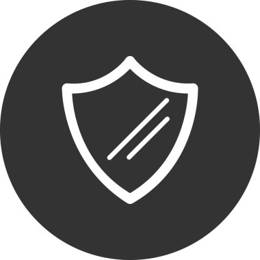 kalkan ikon vektör illüstrasyonu