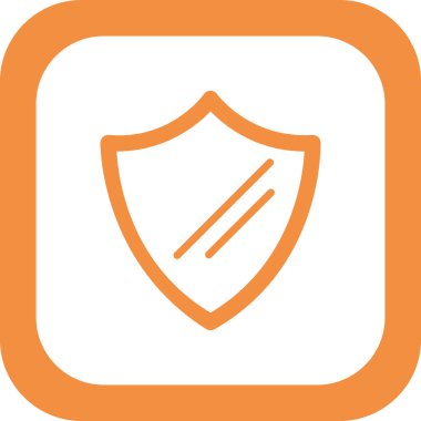 kalkan ikon vektör illüstrasyonu