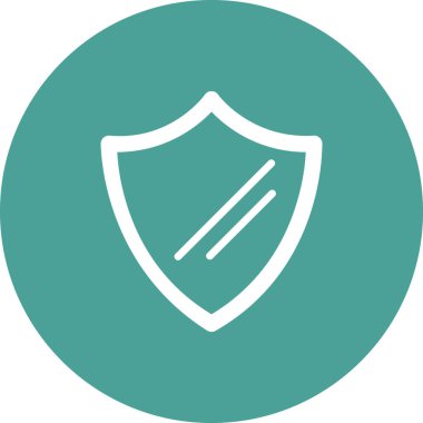 kalkan simgesi, vektör illüstrasyonu