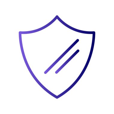 kalkan ikon vektör illüstrasyonu