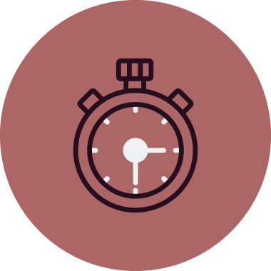 Kronometre simge vektör çizim