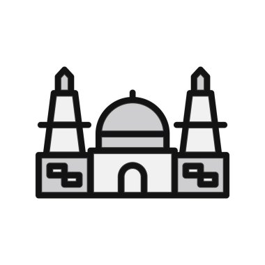 Seyahat simgesinin vektör illüstrasyonu