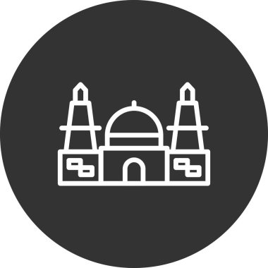 Modern eğitim ikonunun vektör illüstrasyonu