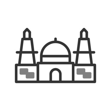 Cami. Web simgesi basit tasarım