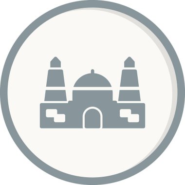 Cami. Web simgesi basit tasarım