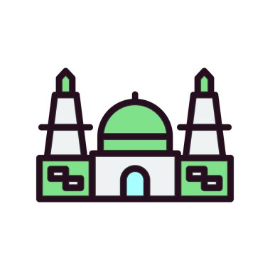 Cami. Web simgesi basit tasarım