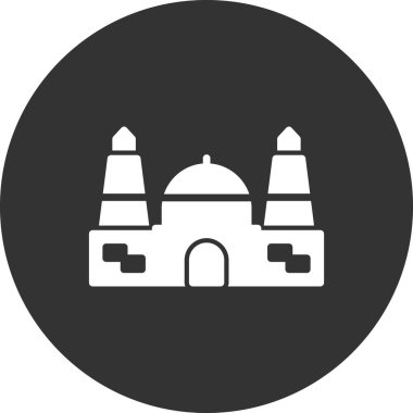 Cami simgesinin vektör illüstrasyonu