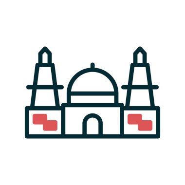 Cami. Web simgesi basit tasarım