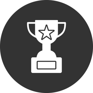 kupa simgesi vektör illüstrasyonu