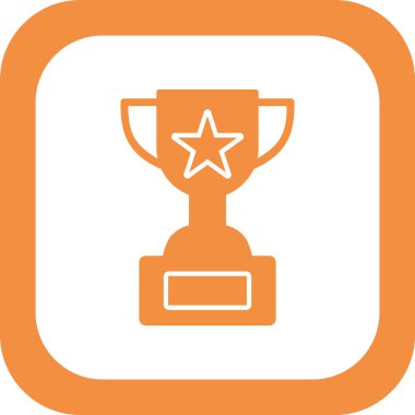 kupa simgesi vektör illüstrasyonu