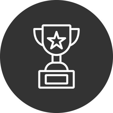 kupa simgesi vektör illüstrasyonu