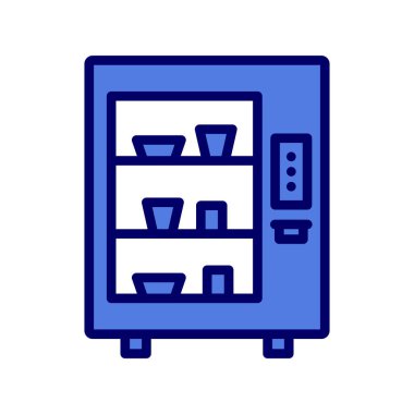 Modern b 'nin vektör illüstrasyonu çekmece simgesinden yoksun