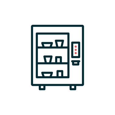 vector illustration of furniture and drink icon