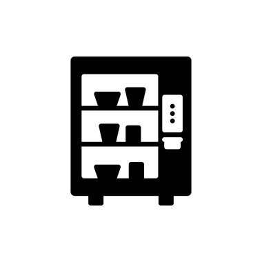 Otomat simgesi, vektör illüstrasyonu