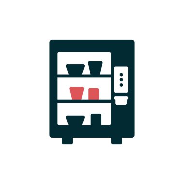 Otomat simgesi, vektör illüstrasyonu