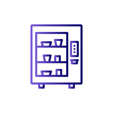 Modern mobilya simgesinin vektör illüstrasyonu