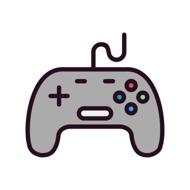 joystick simgesi vektör illüstrasyonu