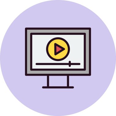 Viral pazarlama simgesi, vektör illüstrasyonu