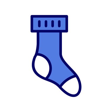 çorap simgesi vektör illüstrasyonu