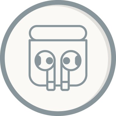 Kişisel ve ticari kullanım için tek bir simgenin vektör illüstrasyonu.