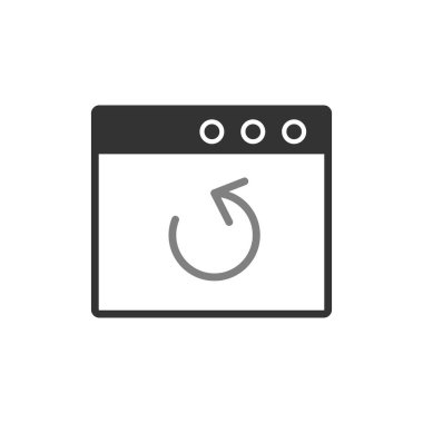 Web simgesi vektör illüstrasyonu