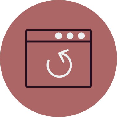 seo modern simgesinin vektör illüstrasyonu