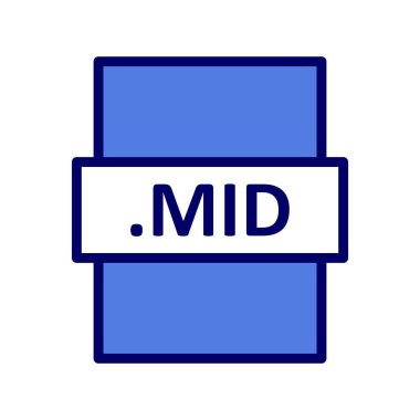 dosya biçimi simgesi, basit biçimdeki eşsiz vektör illüstrasyon simgesi