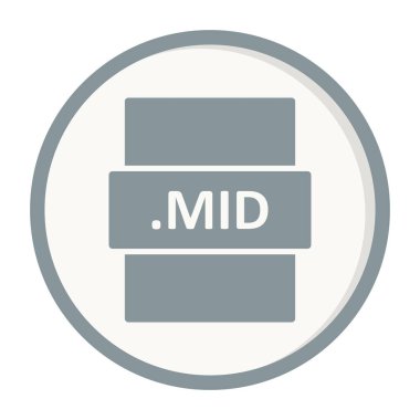 dosya biçimi simgesi, basit biçimdeki eşsiz vektör illüstrasyon simgesi