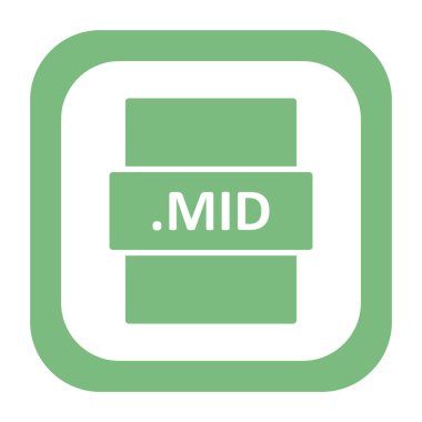 dosya biçimi simgesi, basit biçimdeki eşsiz vektör illüstrasyon simgesi