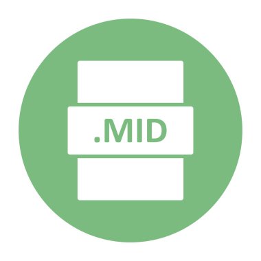 dosya biçimi simgesi, basit biçimdeki eşsiz vektör illüstrasyon simgesi