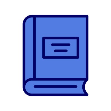 kitap simgesi vektör illüstrasyonu