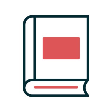 kitap simgesi vektör illüstrasyonu