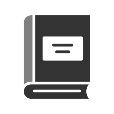 kitap simgesi vektör illüstrasyonu