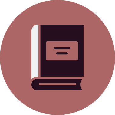 kitap simgesi vektör illüstrasyonu